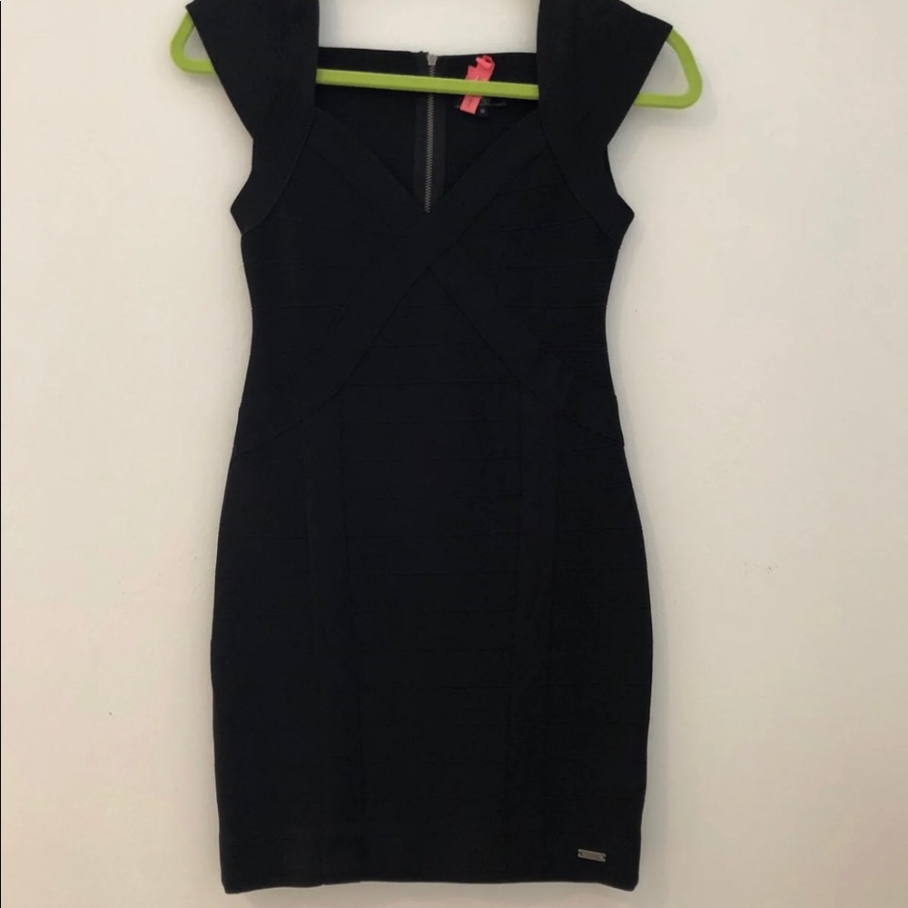 GUESS Black Bodycon Dress